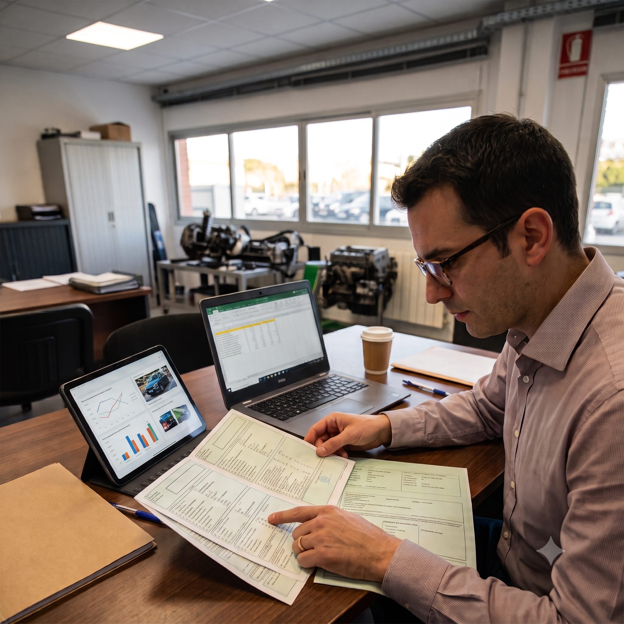 Estudio previo de ficha técnica y documentación de vehículo